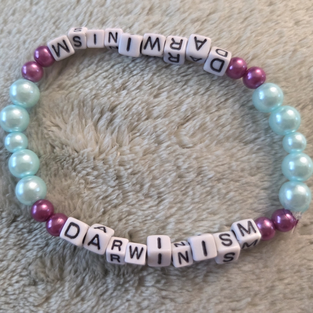 Colorful Halsey Inspired Beaded Bracelet with Letter Beads